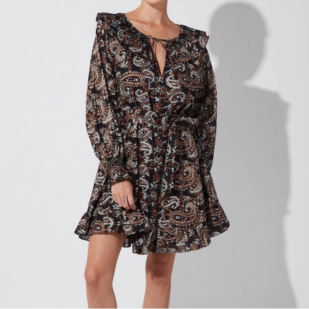NWT CLEOBELLA Carolyn Paisley Print Mini Dress